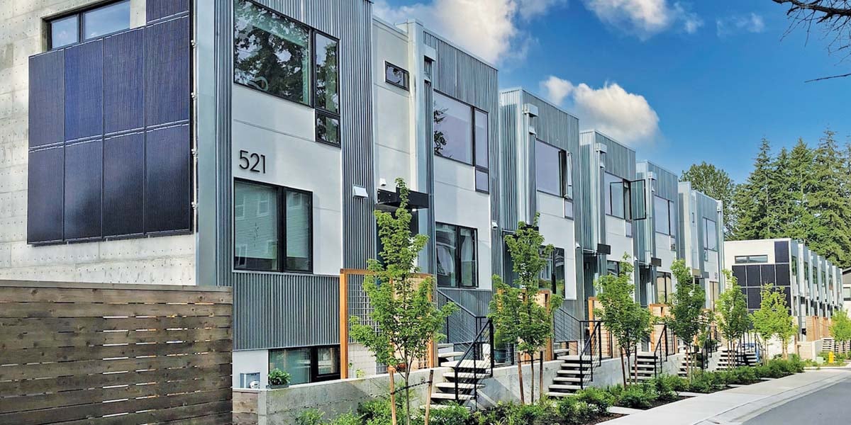 Zero Energy Rental Townhouses ... - Net Zero Energy Luxury Townhouses